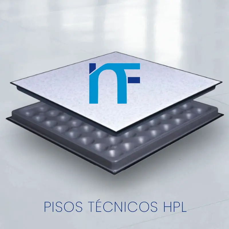 Piso Técnico Acero HPL, Laminado Plástico INTERFLOOR Argentina
