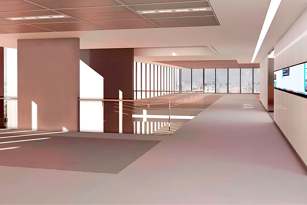 Banco Santander Río · Obras para Clientes INTERFLOOR, para Constructora Sudamericana S.A.